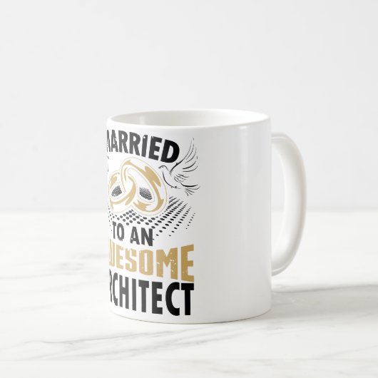 Mug Marié à un architecte impressionnant (Devant droit)