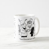 Mug Marié à un dessin de personnalisation Mariage. (Devant droit)