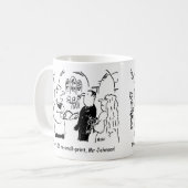 Mug Marié à un dessin de personnalisation Mariage. (Devant gauche)