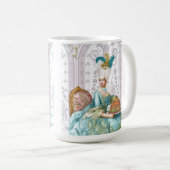 Mug Marie Antoinette à Aqua (Devant droit)