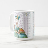 Mug Marie Antoinette à Aqua (Devant gauche)
