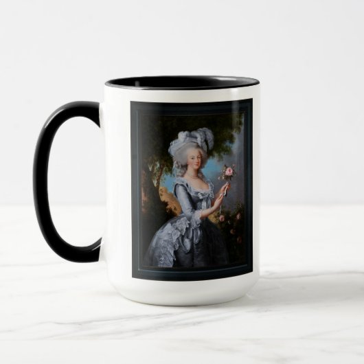 Mug Marie Antoinette Avec Un Rose (Gauche)