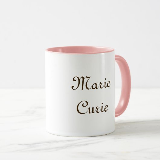 Mug Marie Curie (Devant droit)