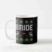 Mug Marié Époux Mariée Couple Fiancé Pull Ugly (Gauche)