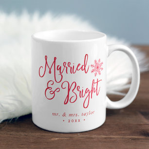 Mug Marié et brillant   Vacances nouvellement mariées