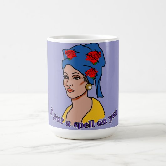 Mug Marie Laveau j'ai jeté un sort sur vous (Centre)