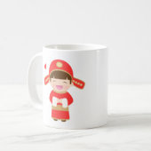 Mug Marié mignon de mariage de chinois traditionnel (Devant gauche)