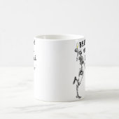 Mug Marie ou Morte squelette dansant gothique Enterrem (Centre)