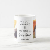 Mug Marié pendant une pandémie | Deux photos (Centre)