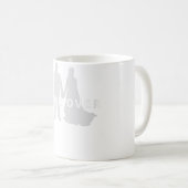 Mug Mariée 2022 Mariage ou enterrement de vie de jeune (Devant droit)