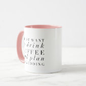 Mug Mariée à être cadeau drôle cadeau nuptiale (Devant gauche)
