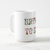 Mug Mariée à motifs floraux (Devant gauche)