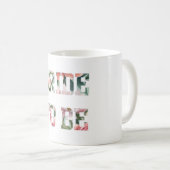 Mug Mariée à Venir à Imprimé Floral (Devant droit)