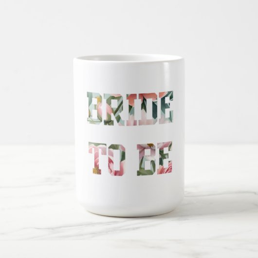 Mug Mariée à Venir Imprimé Floral (Centre)