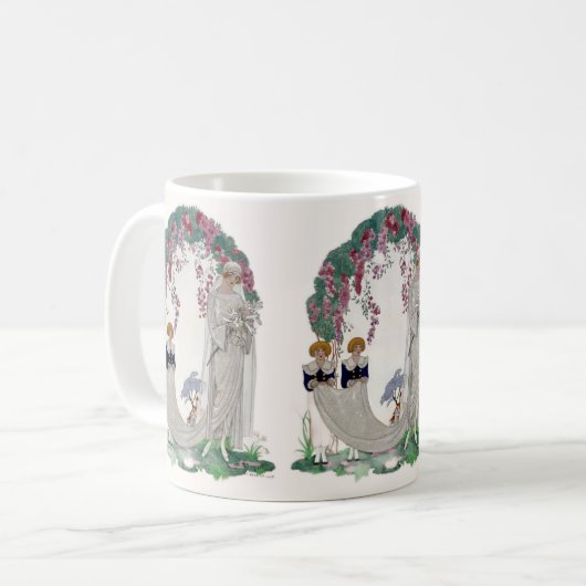 Mug Mariée Art déco (Devant gauche)