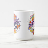 Mug Mariée Boogie Groovy 70s Enterrement de Vie de Jeu (Centre)