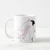 Mug Mariée et fille des années 1920 (Gauche)