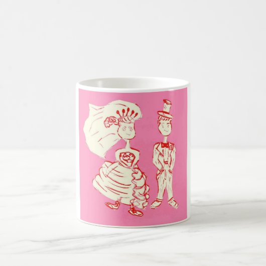 Mug Mariée et marié (Centre)