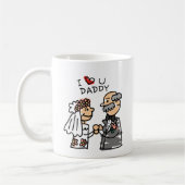 Mug Mariée Et Père Le Mercredi Avant La Cérémonie (Gauche)