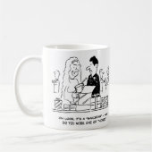 Mug Mariée et salle d'ouverture de leurs cadeaux (Gauche)