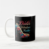 Mug Mariée fabuleuse de la mère florale mariage heureu (Gauche)