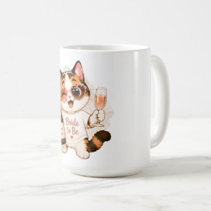 Mug Mariée future chat calico mignon et cosy