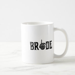 Mug Mariée Groom Skeleton main Halloween Mariage Bache
