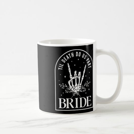 Mug Mariée Groom Skeleton Rock Couples Mariage Hal (Droite)