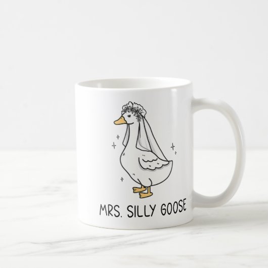 Mug Mariée Mariage Silly Bride Goose Gettin' Loos (Droite)