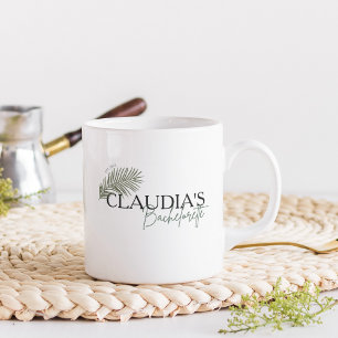 Mug Mariée Miami Palm Chic sur mesure Enterrement de v