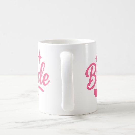 Mug Mariée Néon Rose (Poignée)