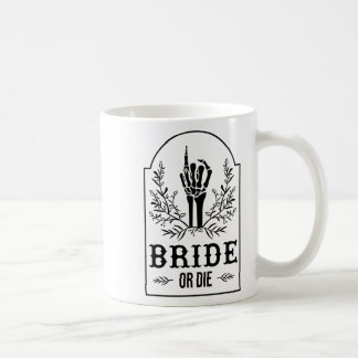 Mug Mariée Ou Mort Squelette Main Gothique Bachelorett