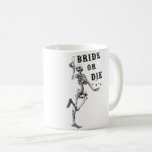 Mug Mariee Ou Mourir Danse Squelette Gothique Enterrem (Devant droit)