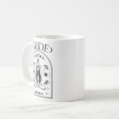 Mug Mariée sorcière Coven Tarot Céleste Gothique Célib (Devant gauche)