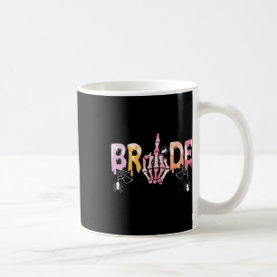 Mug Mariée squelette d'Halloween Spooky juste mariée