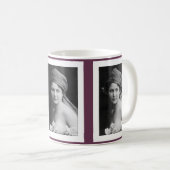 Mug Mariée victorienne en noir et blanc (Devant droit)