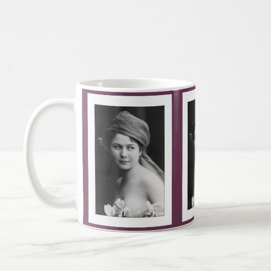 Mug Mariée victorienne en noir et blanc (Gauche)