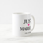 Mug Mariés avec date personnalisée (Devant droit)