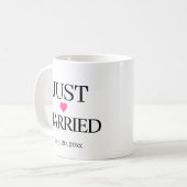 Mug Mariés avec date personnalisée (Devant gauche)
