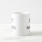 Mug Mariés avec date personnalisée (Centre)