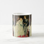 Mug Mariés Décoration Art Déco Vintage Mariage de la M (Centre)