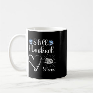 Mug Mariés depuis 5 ans - Couple de pêcheurs - 5e anni