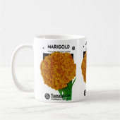 Mug Marigold Vintage Seed Packet (Gauche)