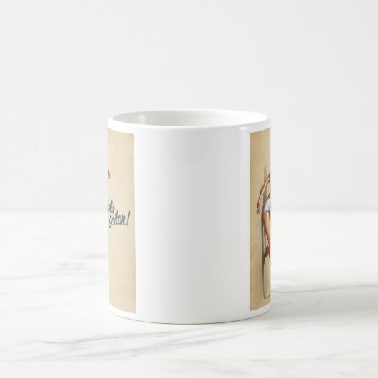 Mug Marin de puits bonjour (Centre)