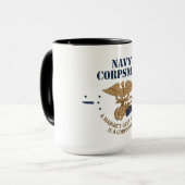 Mug Marin du corps des médecins de la marine américain (Devant gauche)