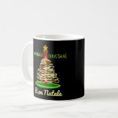 Mug Marinara Christmas Buon Natale Spaghetti Tree (Devant gauche)