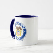 Mug Marine américaine | Officier Crest (Devant gauche)