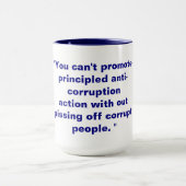 Mug Marine anti-corruption (Centre)
