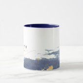 Mug Marine Aquarelle Menorah Live Love Light Hanoukka (Centre)