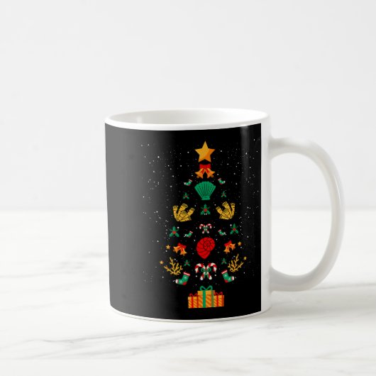 Mug Marine Biologist Biology Seashells Corals Christma (Droite)